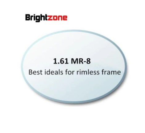 Brightzone 1.61 Index  Aspheric M-8 Clear Lenses Lenses Brightzone Lenses   