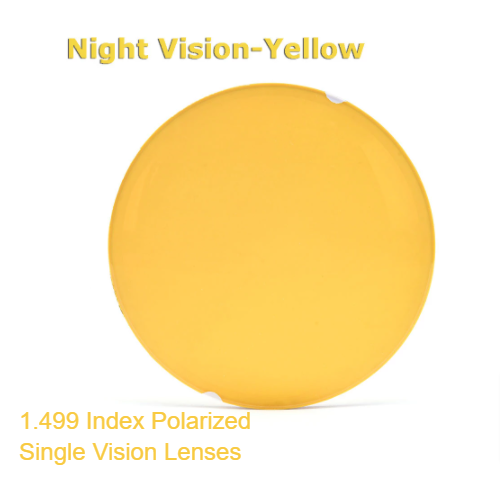 Gmei 1.499 Index Night Vision Yellow CR-39 Lenses Lenses Gmei Optical Lenses   