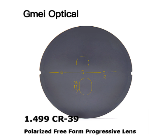 Gmei 1.499 Index CR-39 Polarized Free Form Progressive Lenses Lenses Gmei Optical Lenses   
