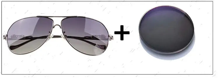 BCLEAR 1.56 Index Aspheric Photochromic Anti-Blue Myopic Lenses Color Gray.