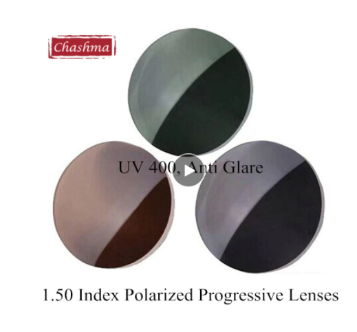 Chashma 1.50 Index Polarized Progressive Lenses Lenses Chashma Lenses   