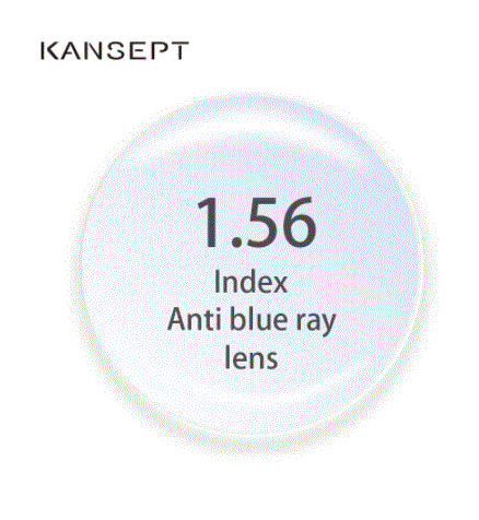 Kansept 1.56 Aspheric Single Vision Anti Blue Lenses Lenses Kansept Lenses   