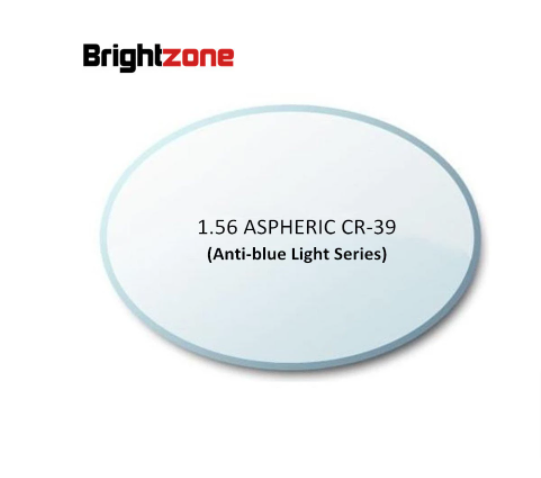 Brightzone 1.56 Index Aspheric Anti Blue Light Clear Lenses Lenses Brightzone Lenses   