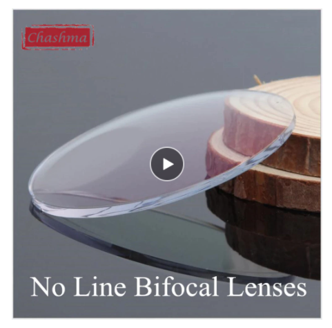 Chashma 1.56 Index Aspherical Bifocal Round Top Lenses Color Clear Lenses Chashma Lenses   