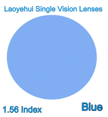 Laoyehui Non Polarized Acrylic Colorful Sunglass Lenses UV400 Lenses Laoyehui Sunglass Lenses 1.56 Blue 