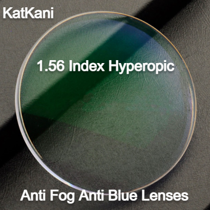 KatKani Aspheric Anti Fog Anti Blue Clear Lenses Lenses KatKani Eyeglass Lenses 1.56 Hyperopic 