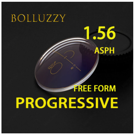 Bolluzzy Aspheric Free Form Progressive Lenses Color Clear Lenses Bolluzzy Lenses 1.56  