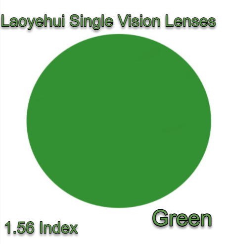 Laoyehui Non Polarized Acrylic Colorful Sunglass Lenses UV400 Lenses Laoyehui Sunglass Lenses 1.56 Green 
