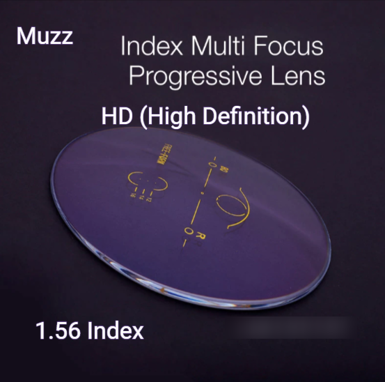Muzz Multi Focus Aspheric Progressive Clear Lenses Lenses Muzz Lenses 1.56 High Definition 
