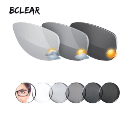 BCLEAR 1.56 Index Photochromic Outside Progressive Lenses Color Gray Lenses Bclear Lenses   
