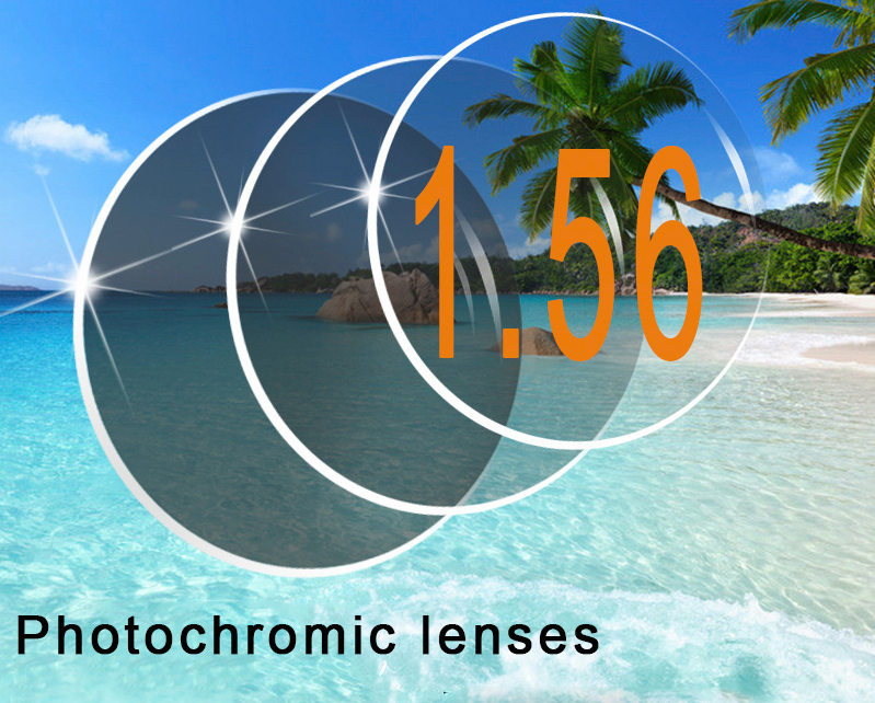 Ralferty 1.56 Single Vision Photochromic Grey Hyperopic Lenses Anti-Blue Cyl 0~-2.0 D Lenses Ralferty Lenses   