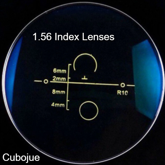 Cubojue Polycarbonate Progressive Clear Lenses Lenses Cubojue Lenses 1.56 No Anti Blue Light 