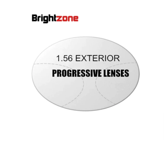 Brightzone 1.56 Index Exterior Progressive Multifocal Clear Lenses Lenses Brightzone Lenses   