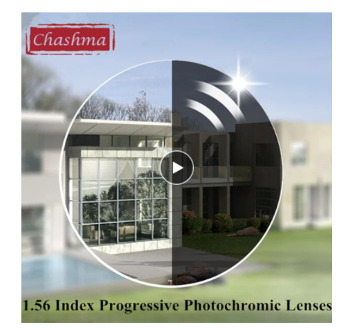 Chashma 1.56 Index Aspheric Progressive Photochromic Brown Lenses Lenses Chashma Lenses   