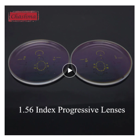 Chashma 1.56 Index Wide Field Verifocal Progressive Lenses Color Clear Lenses Chashma Lenses   
