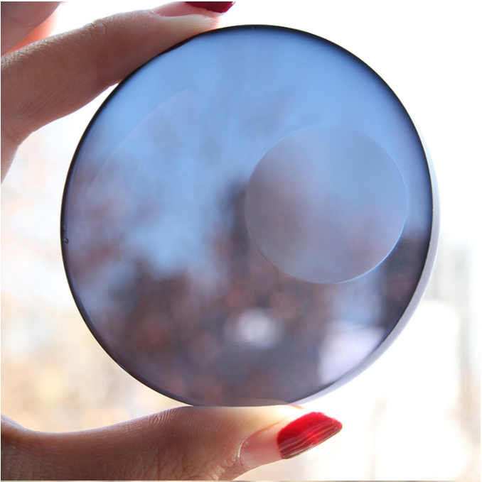 BCLEAR 1.56 Index Photochromic Round Top Bifocal Lenses Color Brown Lenses Bclear Lenses   