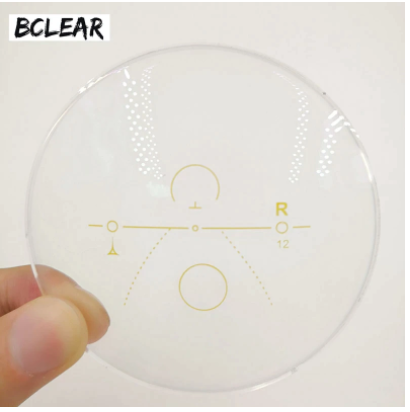 BCLEAR 1.61 Refractive Index Free Form Aspheric Anti-Blue Progressive Lenses Color Clear Lenses Bclear Lenses   