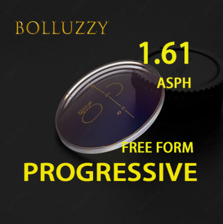 Bolluzzy Aspheric Free Form Progressive Lenses Color Clear Lenses Bolluzzy Lenses 1.61  