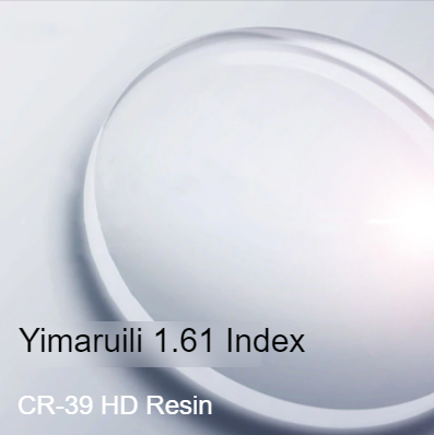 Yimaruili HD Resin Aspheric Single Vision Clear Lenses Lenses Yimaruili Lenses 1.61 Myopic Lenses "-" 
