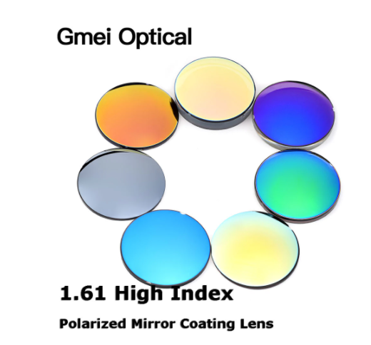Gmei 1.61 Index Polarized Mirror Sunglass Lenses Lenses Gmei Optical Lenses   