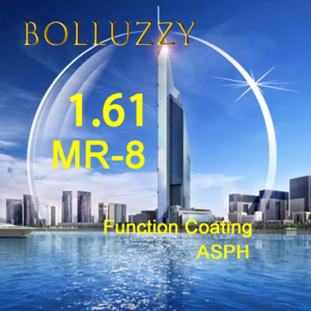 Bolluzzy MR-8 1.61 Index Optional Gradient Tint Polyurethane Lenses Lenses Bolluzzy Lenses   