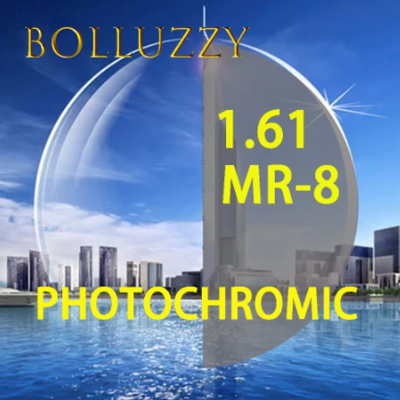 Bolluzzy MR-8 1.61 Index Photochromic Single Vision Lenses Lenses Bolluzzy Lenses   