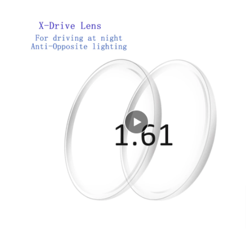 Hdcrafter 1.61 Index X-Night Driving Lenses Lenses Hdcrafter Eyeglass Lenses   