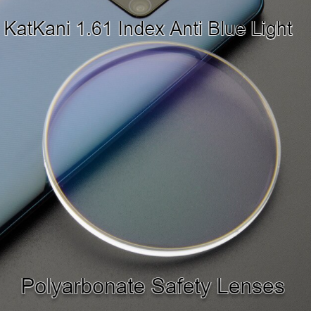 KatKani 1.61 Polycarbonate Single Vision Clear Lenses Lenses KatKani Eyeglass Lenses   