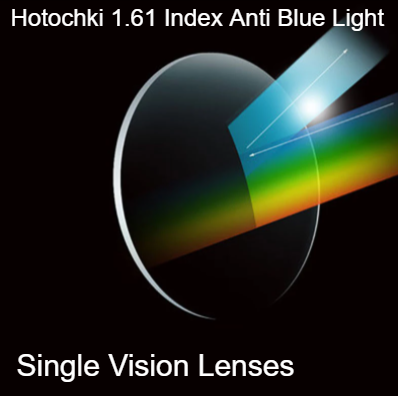 Hotochki 1.61 Index Single Vision Anti Blue Light Clear Lenses Lenses Hotochki Lenses   