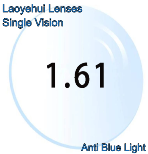 Laoyehui Aspheric Single Vision Anti Blue Light Clear Lenses Lenses Laoyehui Eyeglass Lenses 1.61  