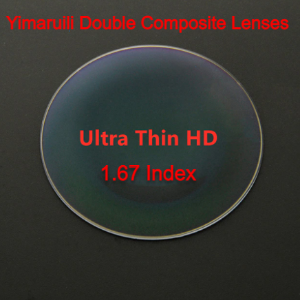 Yimaruili Single Vision Double Sided Composite Hyperopic Lenses Lenses Yimaruili Lenses 1.67 Ultra Thin HD 65 mm