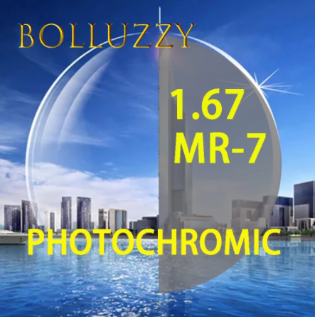 Bolluzzy MR-7 1.67 Index Photochromic Single Vision Lenses Lenses Bolluzzy Lenses   