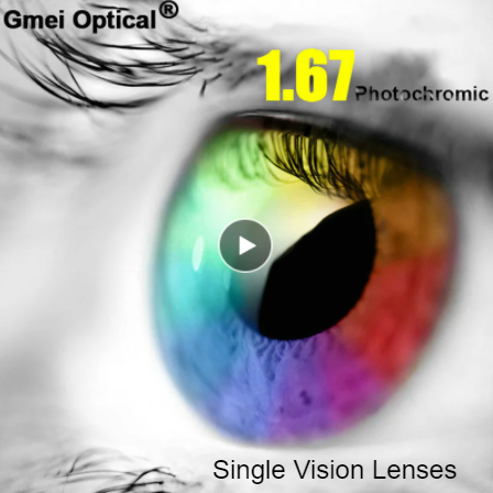 Gmei 1.67 Index Photochromic Single Vision Lenses Lenses Gmei Optical Lenses   