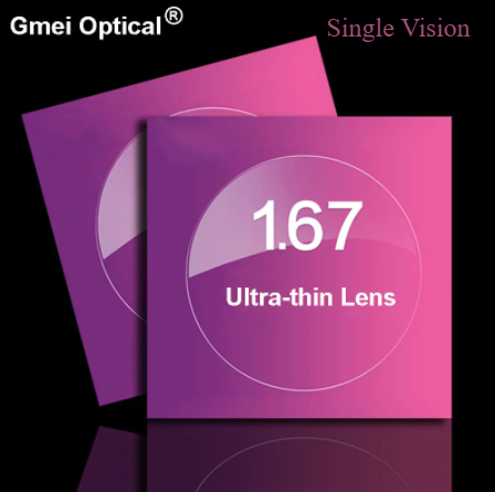 Gmei 1.67 Index Aspheric Single Vision Clear Lenses Lenses Gmei Optical Lenses   