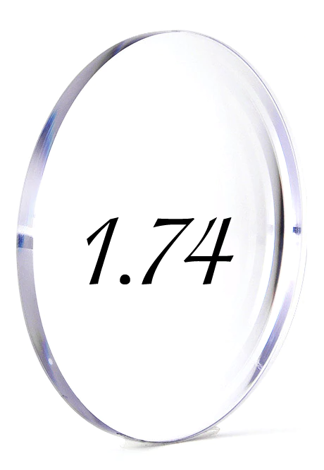 Zirosat Mr-8 Single Vision Aspheric 1.74 Anti-Blue Ray Blocking Lenses Color Clear Lenses Zirosat Lenses   