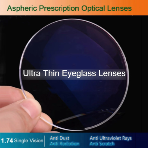 Hotony Single Vision Clear High Index Aspheric Lenses Lenses Hotony Lenses 1.74  