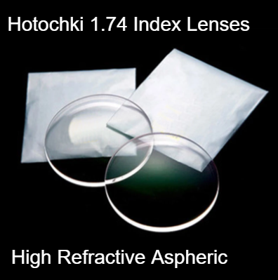 Hotochki 1.74 Index Single Vision Aspheric High Refractive Clear Lenses Lenses Hotochki Lenses   