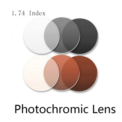Hdcrafter 1.74 Index Progressive Anti Blue Light Photochromic Lenses Lenses Hdcrafter Eyeglass Lenses   
