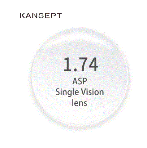 Kansept 1.74 Aspheric Single Vision Myopic Lenses Lenses Kansept Lenses   