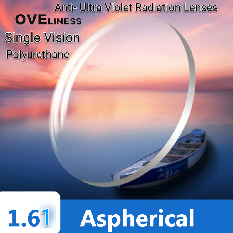 Oveliness 1.61 Index Single Vision Clear Anti Ultra Violet Radiation Lenses Lenses Oveliness Lenses   