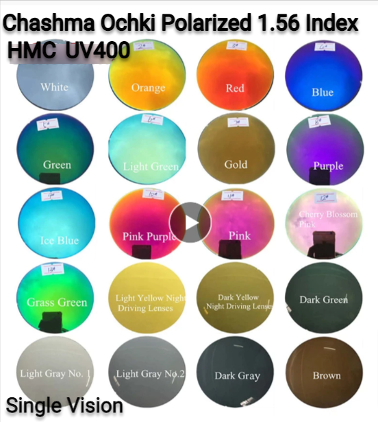 Chashma Ochki 1.56 Index Single Vision Polarized Lenses Lenses Chashma Ochki Lenses   