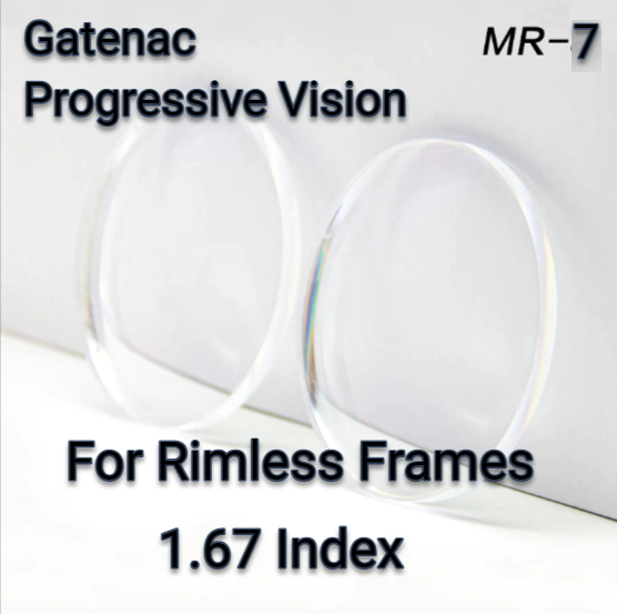 Gatenac 1.67 Index MR-7 Progressive Clear Lenses Lenses Gatenac Lenses   