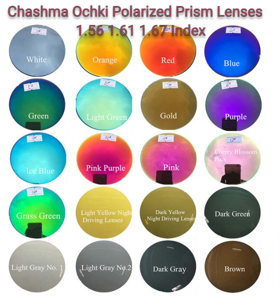 Chashma Ochki Polarized Prism Sunglass Lenses Lenses Chashma Ochki Lenses   