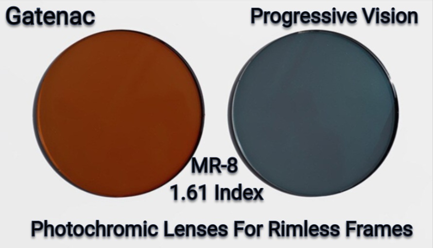 Gatenac 1.61 Index MR-8 Progressive Photochromic Lenses Lenses Gatenac Lenses   