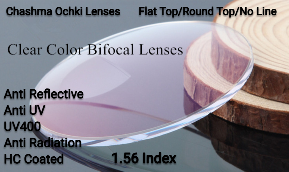 Chashma Ochki 1.56 Index Bifocal Lenses Clear Lenses Chashma Ochki Lenses   