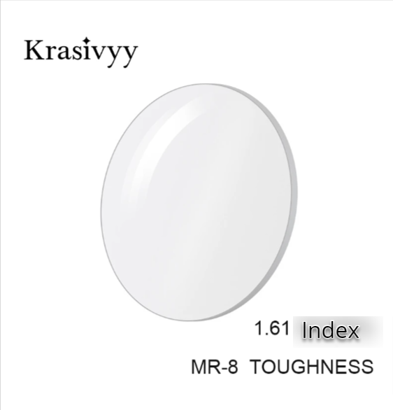 Krasivyy 1.61 Index Aspheric Single Vision Clear Lenses Lenses Krasivyy Lenses   
