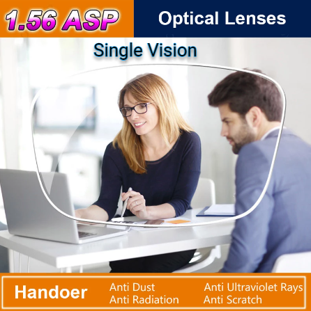 Handoer 1.56 Index Aspheric Anti Radiation Clear Lenses Lenses Handoer Lenses   