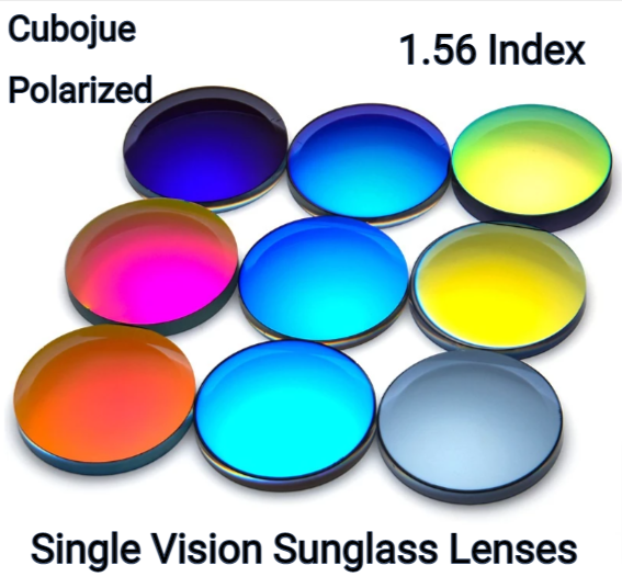 Cubojue 1.56 Index Single Vision Polarized Sunglass Lenses Lenses Cubojue Lenses   