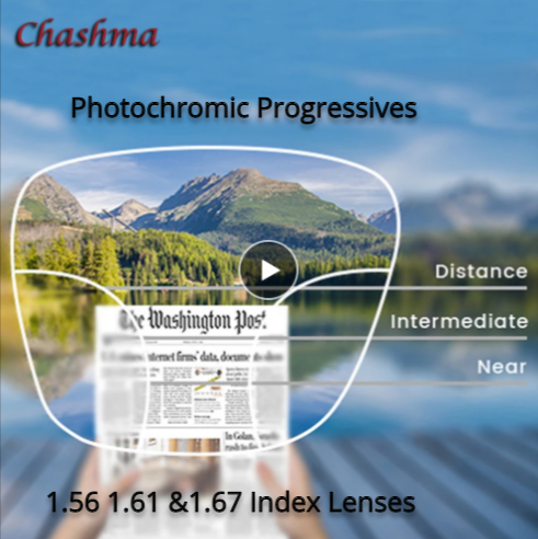Chashma Ottica Digital Progressive Photochromic Lenses Lenses Chashma Ottica Lenses   