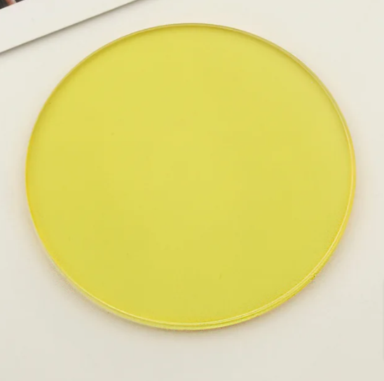 Cubojue 1.56 Index Single Vision Night Vision Yellow Photochromic Lenses Lenses Cubojue Lenses Night Vision Yellow  